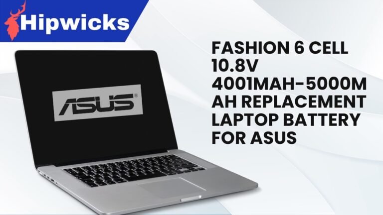 Fashion 6 cell 10.8v 4001mah-5000mah replacement laptop battery for asus