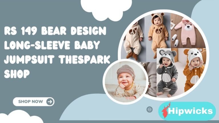 Rs 149 Bear Design Long-sleeve Baby Jumpsuit Thespark Shop
